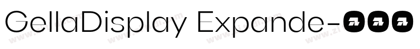 GellaDisplay Expande字体转换